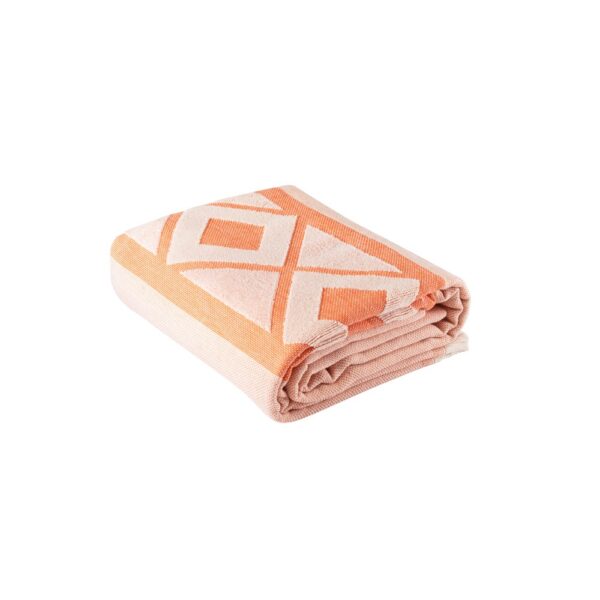 MALEK. Multifunctional bath towel (350g/m²) made of light and resistant cotton (85%) and recycled cotton (15%)