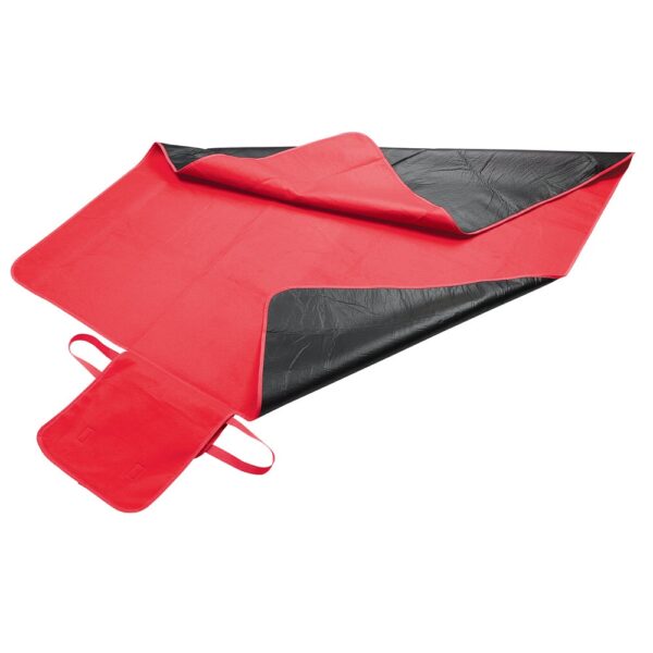 99077_105-d FLEECE. Fleece blanket with handle and strap (160 g/m²)