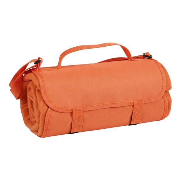 99077_128-e FLEECE. Fleece blanket with handle and strap (160 g/m²)