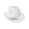 99086_106 MANOLO POLI. Hat in PP with white polyester ribbon
