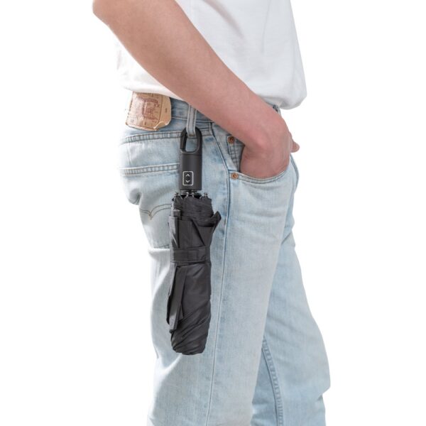 99095_103-d GUSTAVO. Recycled polyester (100% rPET) 190T pongee umbrella with automatic opening and closing