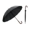 99136_set HEDI. 16 rib automatic opening umbrella in 190T pongee with automatic opening