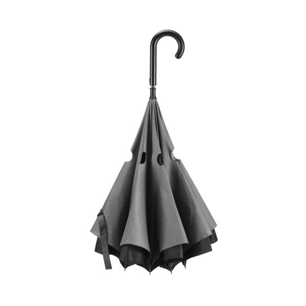ANGELA. 190T pongee reversible folding umbrella