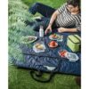 GRADY. Foldable picnic blanket in rPET and PEVA