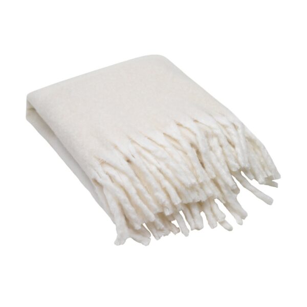 99166_131 COMFY. Blanket in recycled polyester (100% rPET) (300 g/m²), with a mohair feel