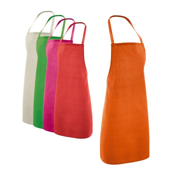 CURRY. Apron in cotton and polyester (180 g/m²)