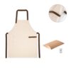 HOLM. 100% cotton canvas apron (320 g/m²) with metal details