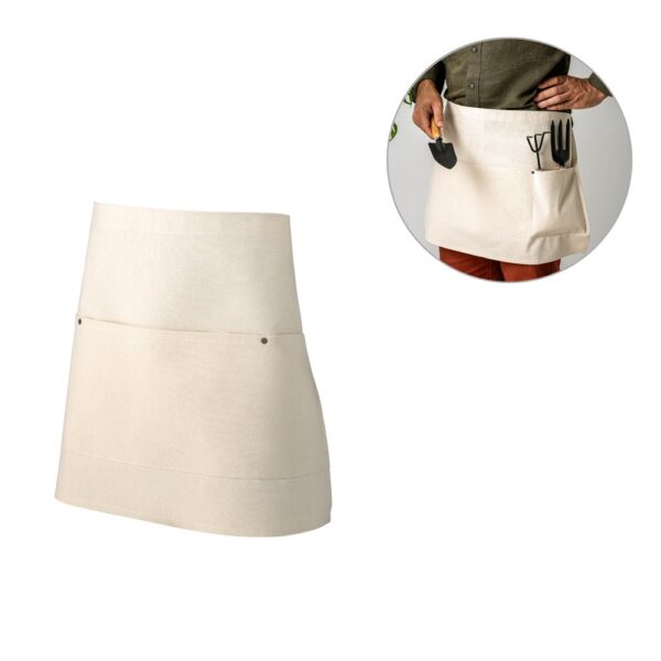 99835_set CHICORY. Multi-purpose apron in cotton canvas (260 g/m²)