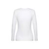 THC BUCHAREST WOMEN WH II. Long-sleeved scoop neck fitted T-shirt for women. 100% carded cotton. White