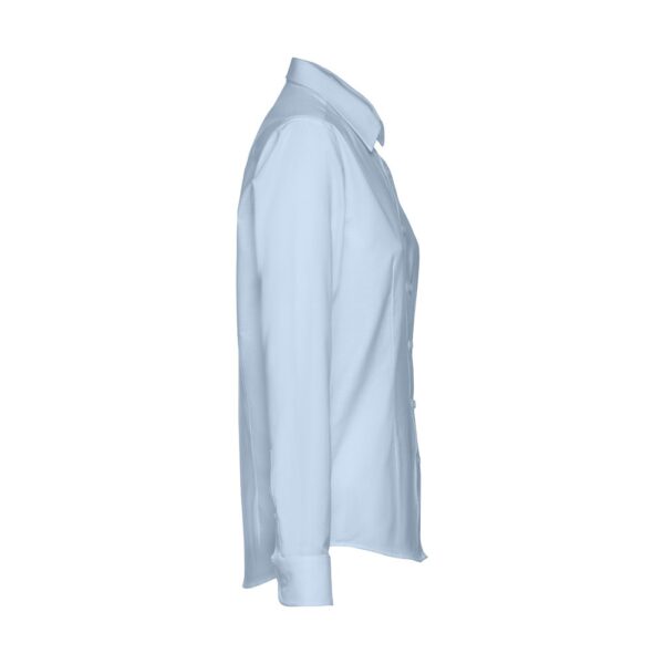 THC TOKYO WOMEN II. Women's long-sleeved oxford shirt with pearl coloured buttons