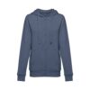 11180_194-a THC AMSTERDAM WOMEN II. Women's hoodie in cotton and polyester with full zip