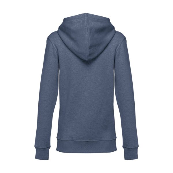 11180_194-b THC AMSTERDAM WOMEN II. Women's hoodie in cotton and polyester with full zip