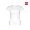 THC SOFIA WH. Women's fitted short sleeve cotton T-shirt. White