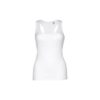 THC TIRANA WH. Women's sleeveless cotton T-shirt. White