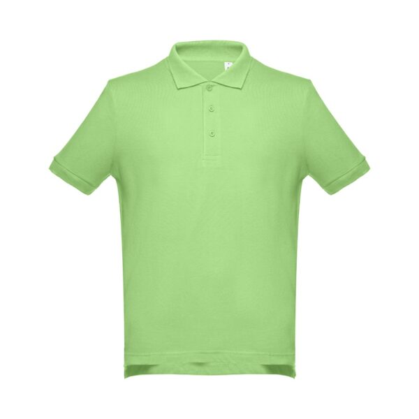 THC ADAM. Men's short-sleeved cotton polo shirt