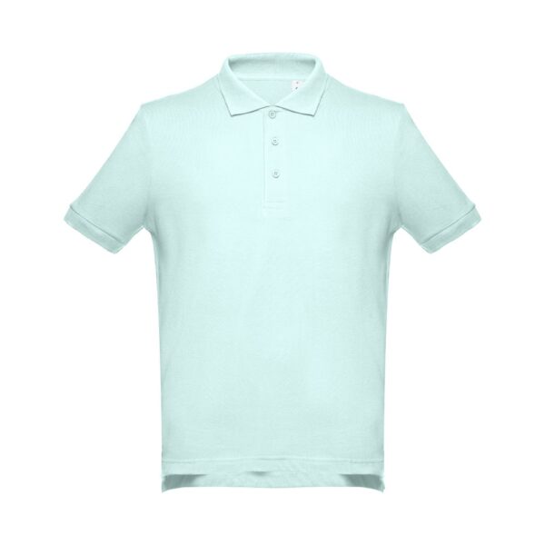 THC ADAM. Men's short-sleeved cotton polo shirt
