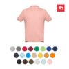THC ADAM. Men's short-sleeved cotton polo shirt