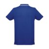 30137_114-b THC ROME. Men's Polo Shirt with contrast colour trim and buttons