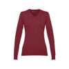 THC MILAN WOMEN. V-neck pullover for women in cotton and polyamide