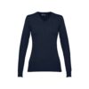 THC MILAN WOMEN. V-neck pullover for women in cotton and polyamide