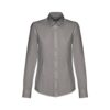 THC TOKYO WOMEN. Women's long-sleeved oxford shirt with pearl coloured buttons