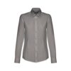THC TOKYO WOMEN. Women's long-sleeved oxford shirt with pearl coloured buttons