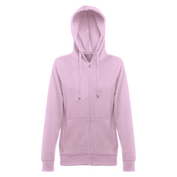 THC AMSTERDAM WOMEN. Women's hoodie in cotton and polyester with full zip