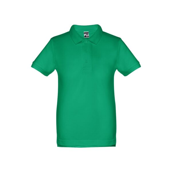 THC ADAM KIDS. Kids short-sleeved 100% cotton piqué polo shirt unisex)
