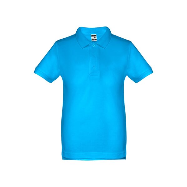 THC ADAM KIDS. Kids short-sleeved 100% cotton piqué polo shirt unisex)