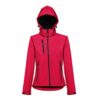 THC ZAGREB WOMEN. Women's softshell jacket with detachable hood and rounded back hem