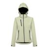 THC ZAGREB WOMEN. Women's softshell jacket with detachable hood and rounded back hem