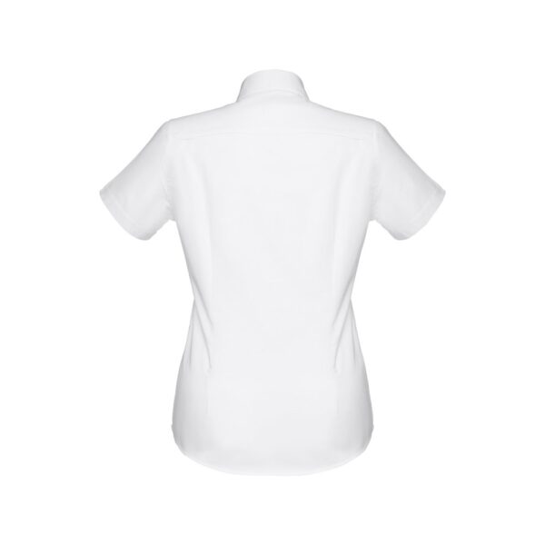 THC LONDON WOMEN WH. Women's short-sleeved oxford shirt. White
