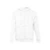 THC AMSTERDAM WH. Men's hooded full zipped sweatshirt