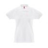 30261_106 THC MONACO WOMEN WH. Women's short-sleeved polo shirt in carded cotton