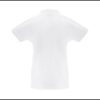 30261_106-b THC MONACO WOMEN WH. Women's short-sleeved polo shirt in carded cotton