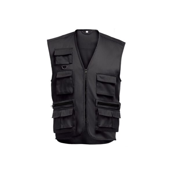 THC PIXEL. Waistcoat (200 g/m²) in polyester and cotton