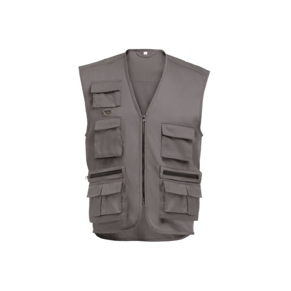 THC PIXEL. Waistcoat (200 g/m²) in polyester and cotton