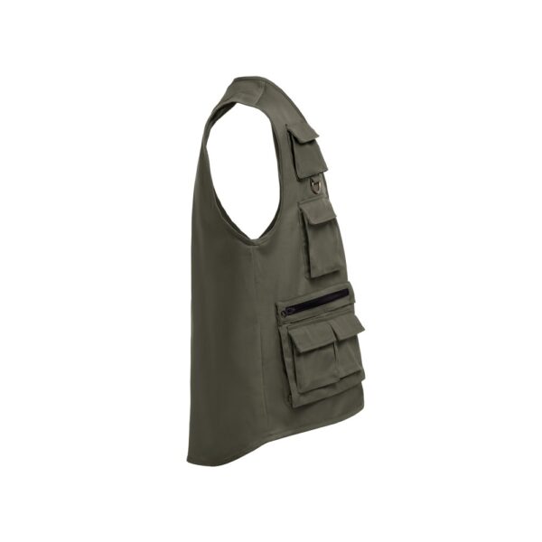 THC PIXEL. Waistcoat (200 g/m²) in polyester and cotton