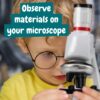 MICROSCOPE. Educational game for children