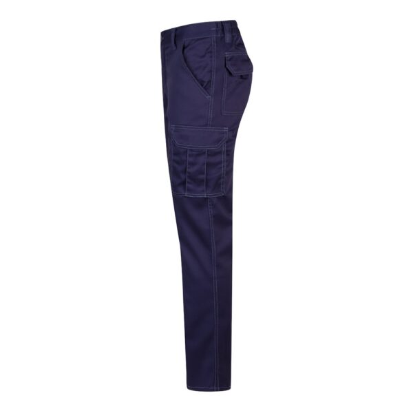 VL LUGH. Multi-pocket stretch trousers (240g/m²) in cotton (46%), EME (38%) and polyester (16%)
