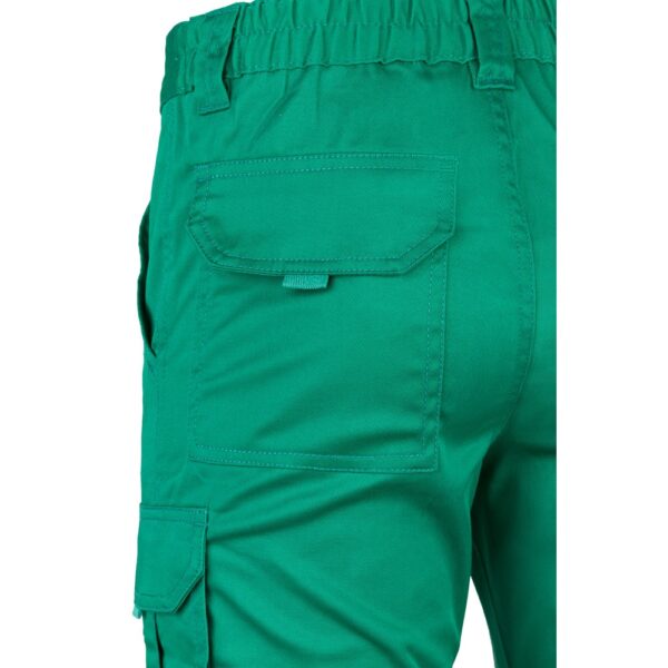VL LUGH. Multi-pocket stretch trousers (240g/m²) in cotton (46%), EME (38%) and polyester (16%)