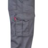 VL LUGH. Multi-pocket stretch trousers (240g/m²) in cotton (46%), EME (38%) and polyester (16%)