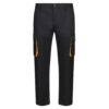 VL HYPNOS. Two-tone multi-pocket twill trousers (200g/m²), in cotton (35%) and polyester (65%)