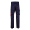 VL HYPNOS. Two-tone multi-pocket twill trousers (200g/m²), in cotton (35%) and polyester (65%)
