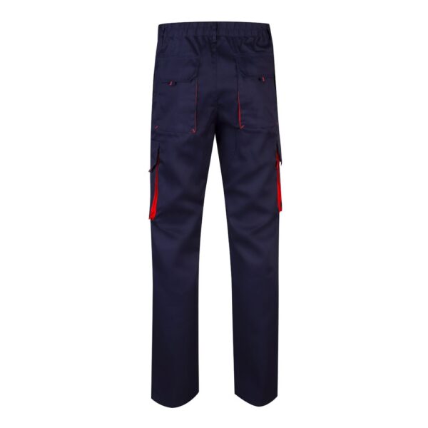 VL HYPNOS. Two-tone multi-pocket twill trousers (200g/m²), in cotton (35%) and polyester (65%)