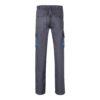 VL HYPNOS. Two-tone multi-pocket twill trousers (200g/m²), in cotton (35%) and polyester (65%)