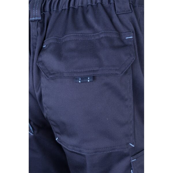 VL HYPNOS. Two-tone multi-pocket twill trousers (200g/m²), in cotton (35%) and polyester (65%)