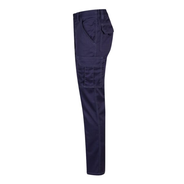 VL PAN. Multi-pocket stretch trousers (290g/m²), in cotton (46%), EME (38%) and polyester (16%)