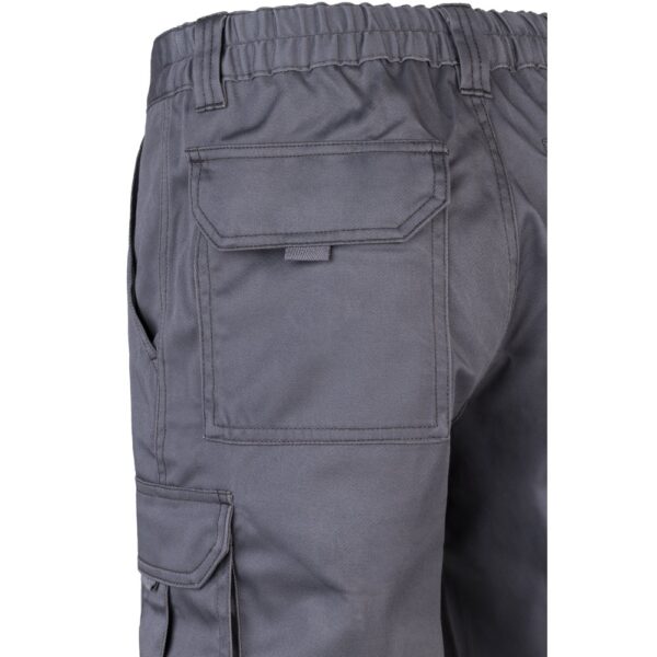 VL PAN. Multi-pocket stretch trousers (290g/m²), in cotton (46%), EME (38%) and polyester (16%)