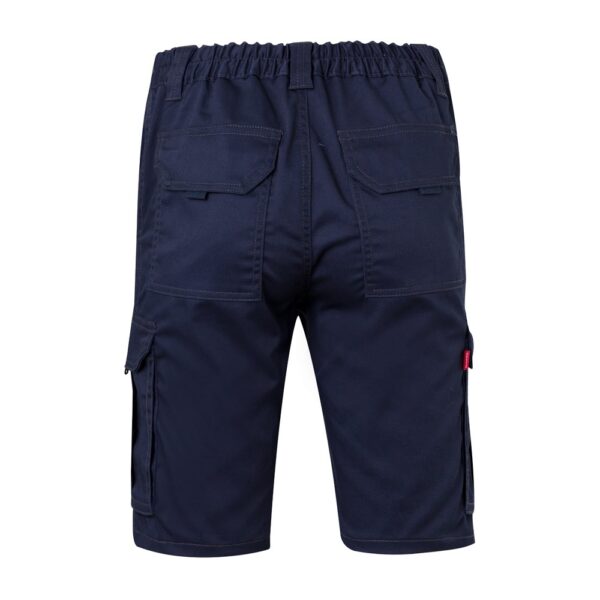 VL HEBE. Multi-pocket stretch Bermuda shorts (240g/m²), in cotton (46%), EME (38%) and polyester (16%)